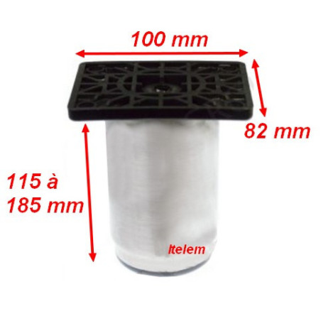 Pied réglable table réfrigérée Inomak