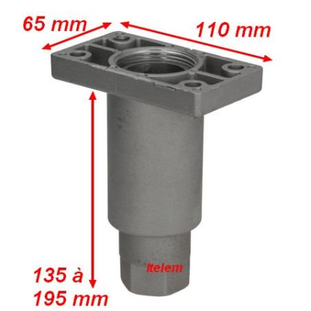Pied réglable lave-verres Marels