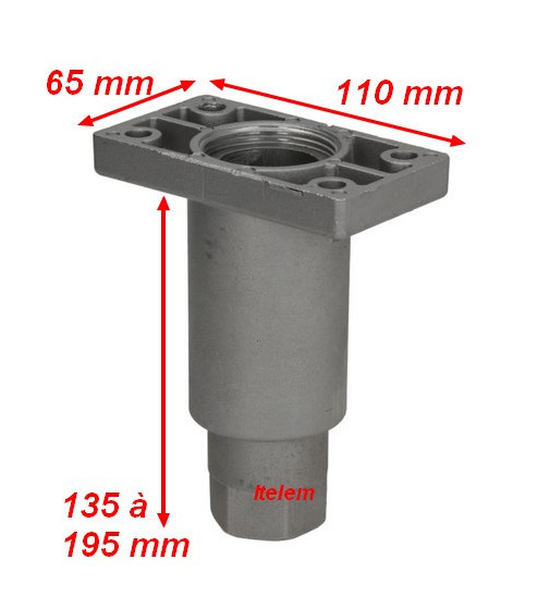 Pied réglable lave-verres Marels