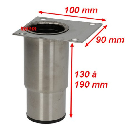 Pied réglable four Alpeninox 057536
