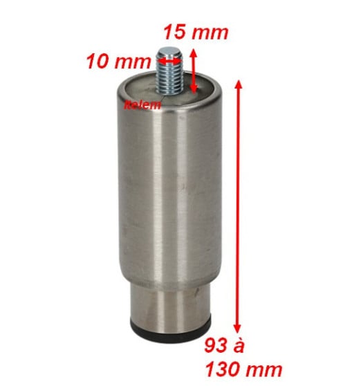 Pied réglable lave-verres