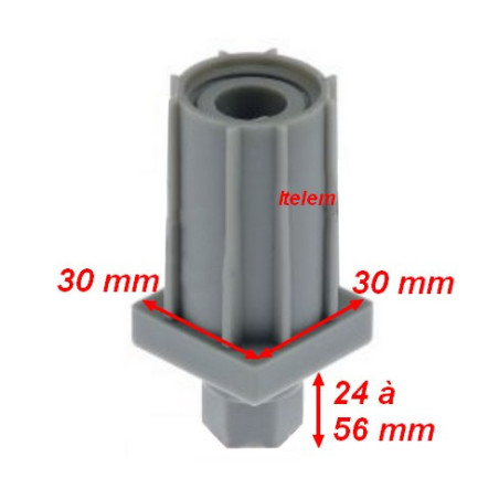 Kit 4 pieds réglables lave-vaisselle Capic 634147
