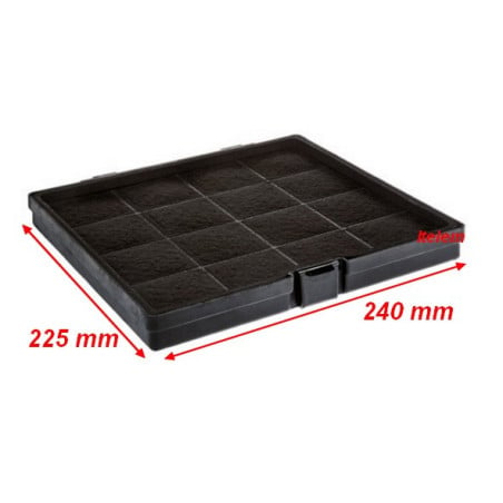 Filtre charbons actif D241 hotte 79X9225