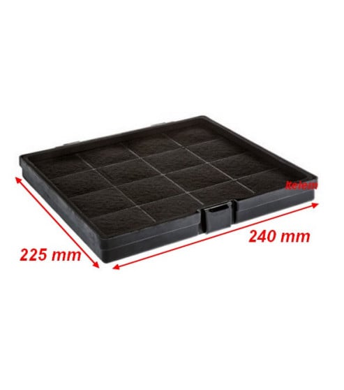 Filtre charbons actif D241 hotte 79X9225