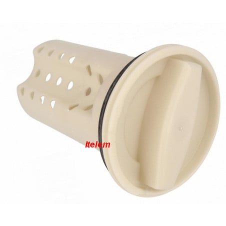 Filtre pompe vidange lave-linge Whirlpool 481248058317