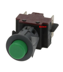 Bouton poussoir de démarrage vert lave-vaisselle Ata