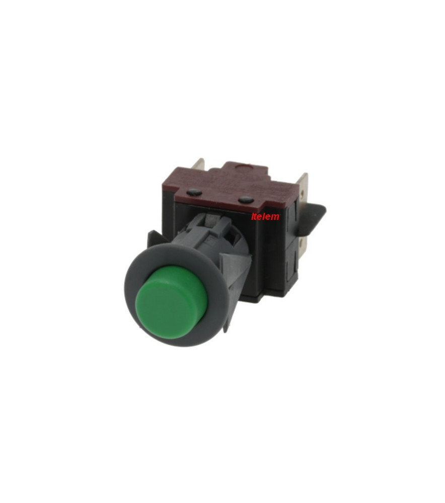 Bouton poussoir de démarrage vert lave-vaisselle Ata