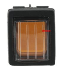 Interrupteur lumineux orange four Moretti RBAELE0494