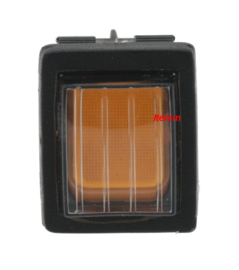 Interrupteur lumineux orange four Moretti RBAELE0494