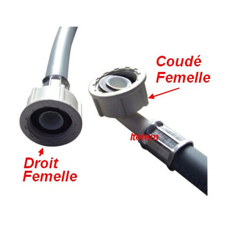 Tuyau d’alimentation d'eau 2 mètres lave-vaisselle 481953028933