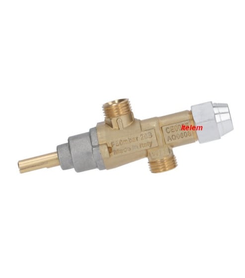 Robinet gaz 20/S plaque coup de feux Giga 7989B1