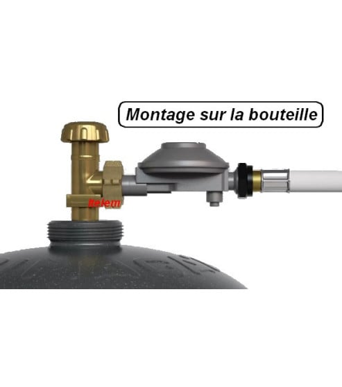 Installation détendeur gaz butane avec tétine 481281718551