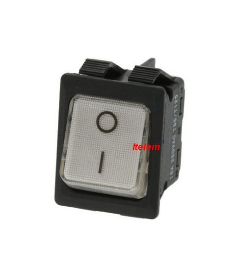 Interrupteur bipolaire blanc fourneau
