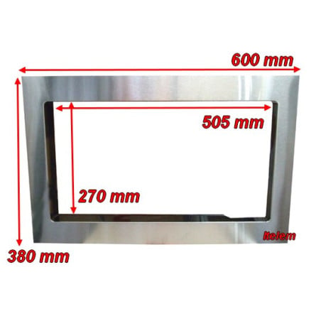 Encadrement de four micro-ondes Samsung aspect inox DE97-00574A
