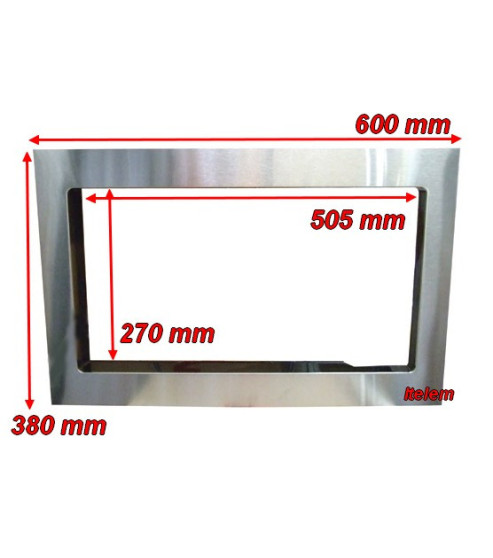 Encadrement de four micro-ondes Samsung aspect inox DE97-00574A
