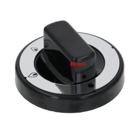 Manette noire robinet à gaz Sicomex 70mm PEL20