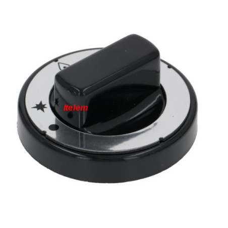 Manette noire PEL22/23 robinet à gaz Tecnoinox 70 mm