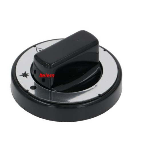 Manette noire PEL22/23 robinet à gaz Tecnoinox 70 mm