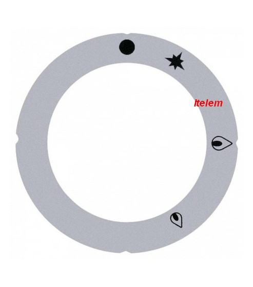 Disque auto-adhésif pour manette robinet gaz fourneau OEM CB