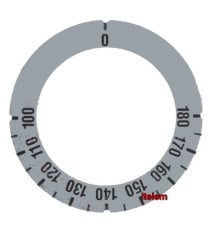 Disque auto-adhésif 100 à 180°c pour manette universelle