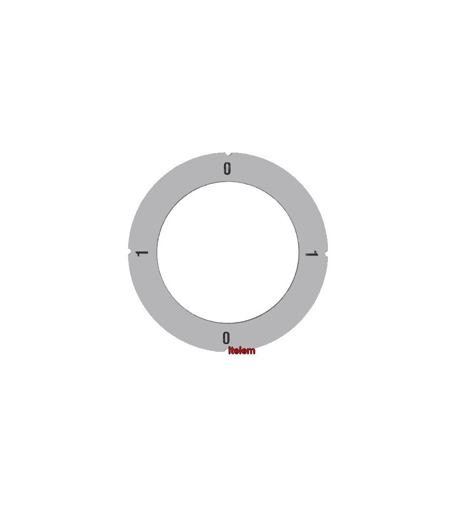 Disque auto-adhésif position 0-1 pour manette universelle