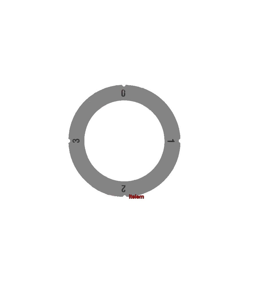 Disque auto-adhésif 4 positions 0-1-2-3 pour manette universelle