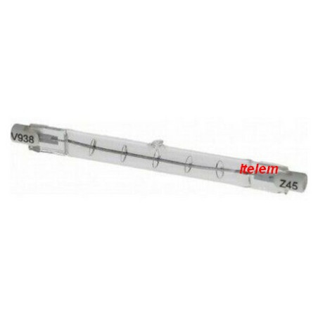 Lampe halogène infrarouge R7S 240V 300W vitrine chaude