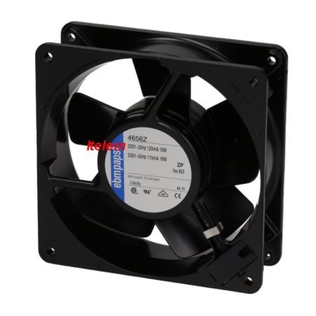 Ventilateur Axial EBM 4656Z 119x119x38 mm lave-vaisselle Bonnet  780002656