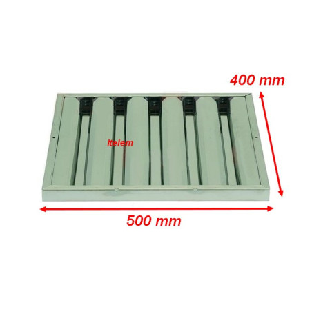 Filtre à lamelles hotte 400x500x25 mm