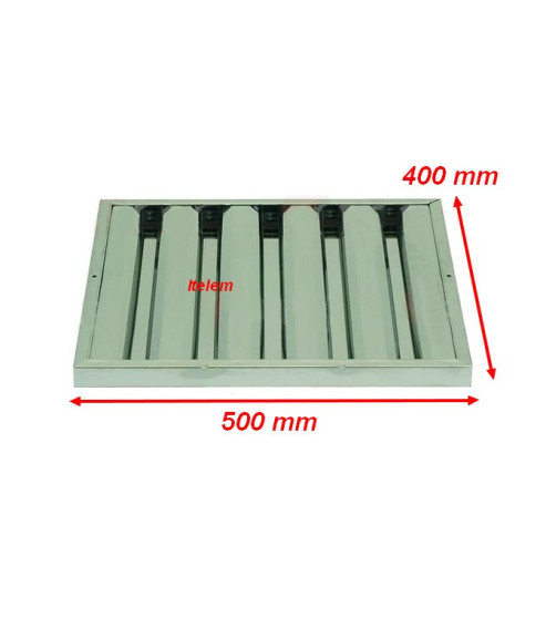 Filtre à lamelles hotte 400x500x25 mm