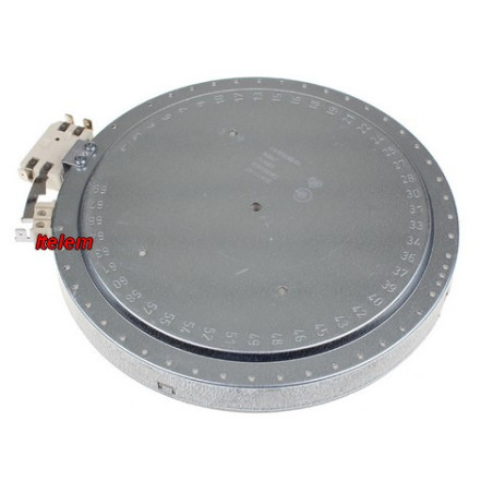 Foyer radiant 2100W table cuisson Whirlpool 10.51111.004