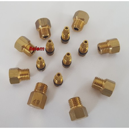 Jeu d’injecteurs gaz butane cuisinière Falcon