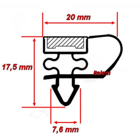 joint de porte saladette Forcar
