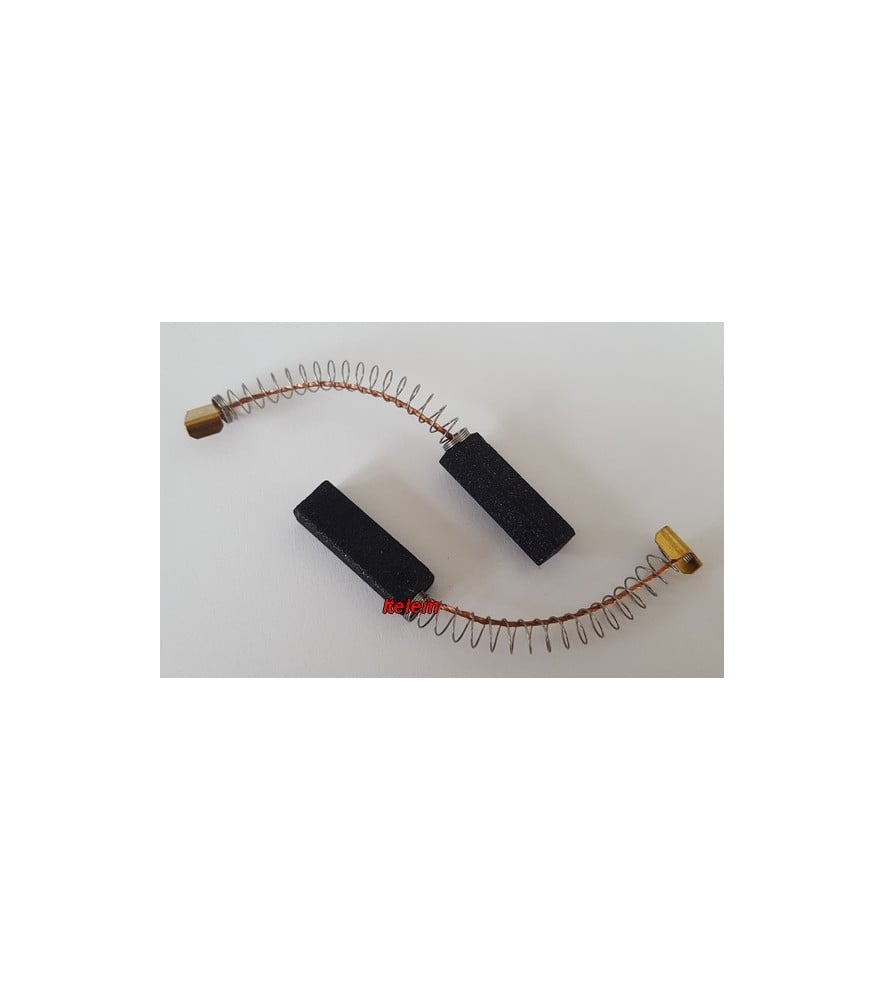 Charbons moteur aspirateur 25 x 8 x 6 mm