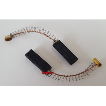 Charbons moteur aspirateur 25 x 8 x 6 mm