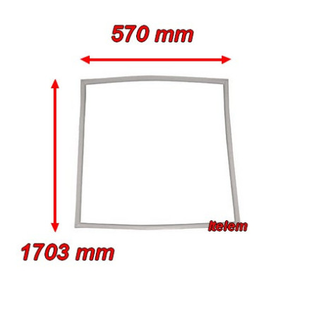 Joint de porte 1703x570 mm table réfrigérée Mondial Framec