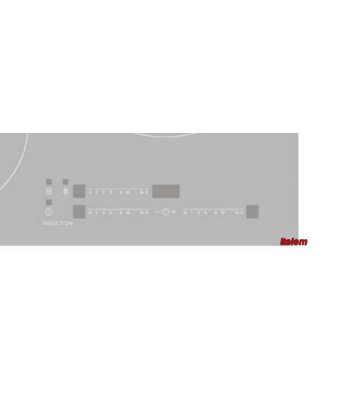 Dessus verre vitrocéramique table de cuisson Electrolux 140042415012