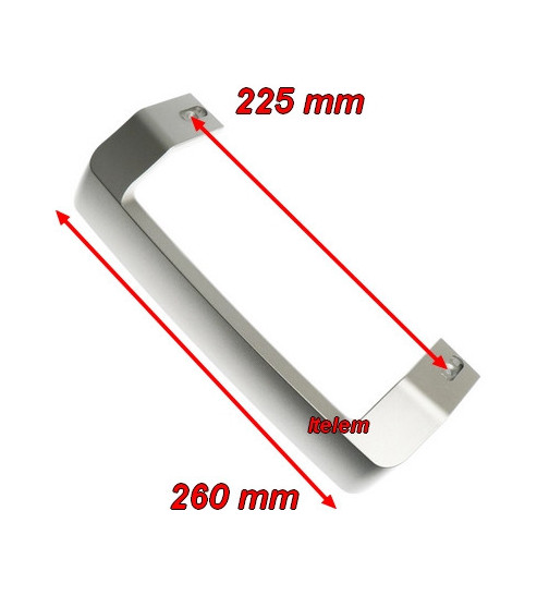 Poignée de porte réfrigérateur congélateur Beko 4872690400