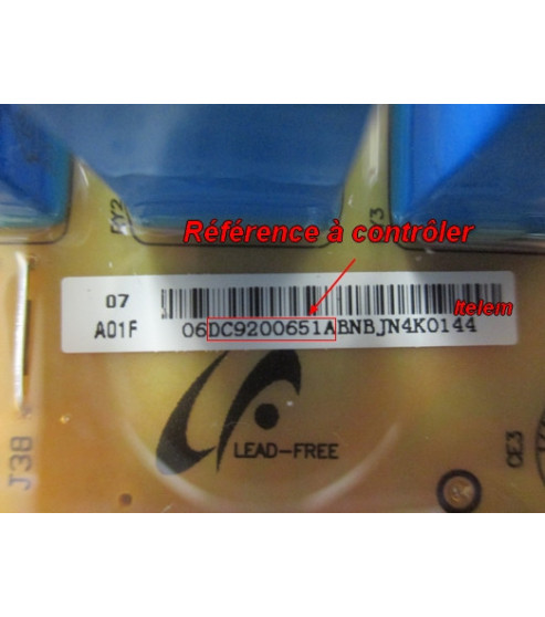 Module électronique de puissance lave-linge Samsung DC92-00651A
