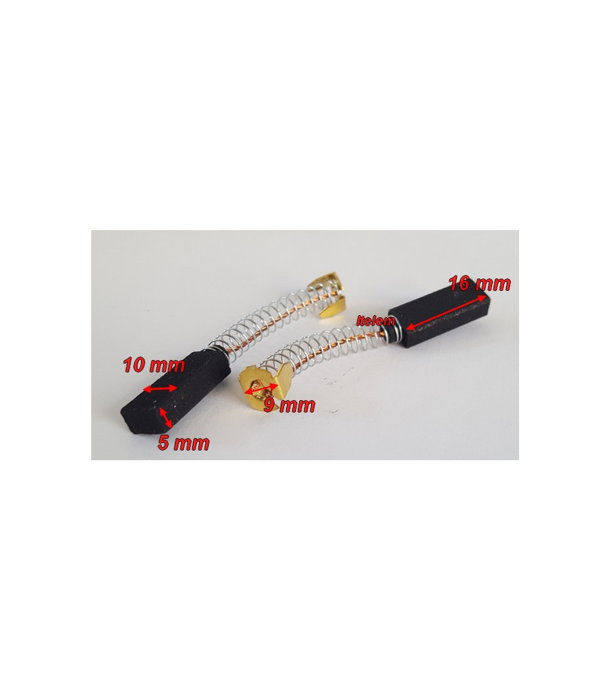 Charbons moteur 5x10x16 mm