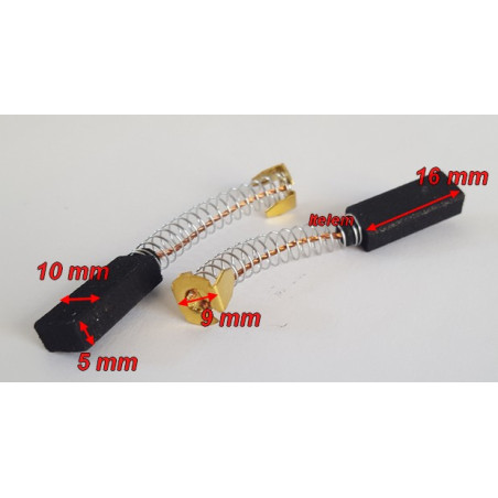 Charbons moteur 5x10x16 mm