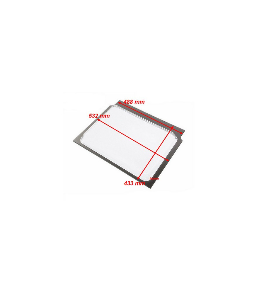 Vitre Intérieure Porte Four Bosch 00685593 - Compatible Siemens, Constructa, Balay, Dimensions 436x534 Mm