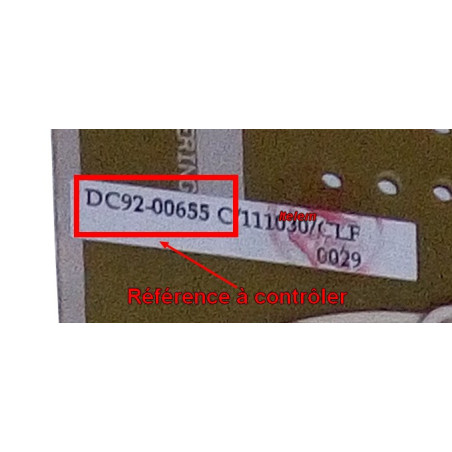 Module électronique de commande lave-linge Samsung DC92-00655C