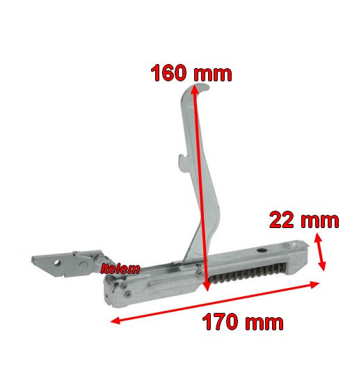 Kit Charnières et supports de porte four Ariston KCF3692