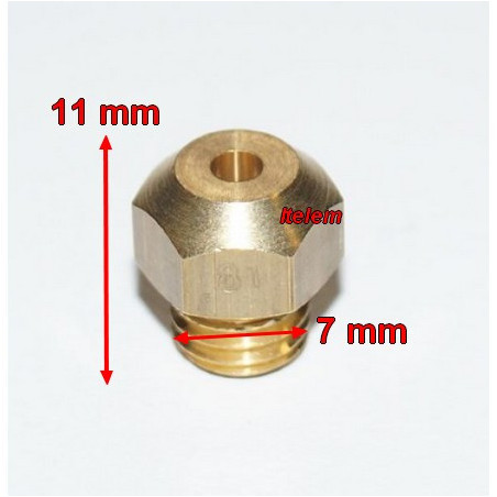 Injecteur gaz naturel calibre 81 cuisinière Beko 231100007