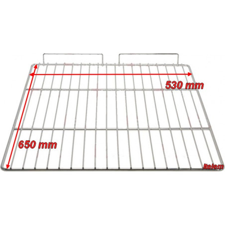 Grille GN 2/1 acier chromé à rebord butée armoire réfrigérée Mareno 2306800