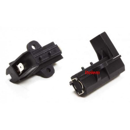 Coppia Di Carboni Motore Per Lavatrice Compatibili Con ARISTON, HOTPOINT, INDESIT - Ricambio C00196544 - 3