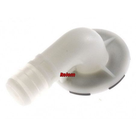 Coude d'arrivée de bras supérieur lave-vaisselle Siemens 00619248