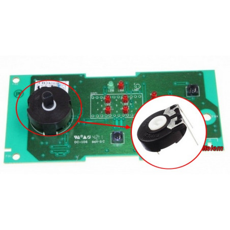 Potentiomètre de module d’affichage commande lave-vaisselle Brandt 32X4153