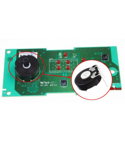Potentiomètre de module d’affichage commande lave-vaisselle Brandt 32X4153